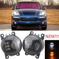 2PCS Fog Lights LED Fog Light For Porsche Cayenne 2011-2015 Foglights Fog Lamp For Porsche Cayenne 955 2002-2010 Headlight Lamp