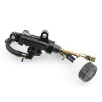 Motorcycle Rear Brake Clutch Lever Pump Master Cylinder Fluid Reservoir For Yamaha YZF-R1 R6 1998-2005