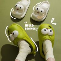 shoes for women Summer Beach Cloud Big eyes dog Cartoon Cute Kawaii slides Sandals Funny Flip Flops Outdoor Soft Sole Non Slip