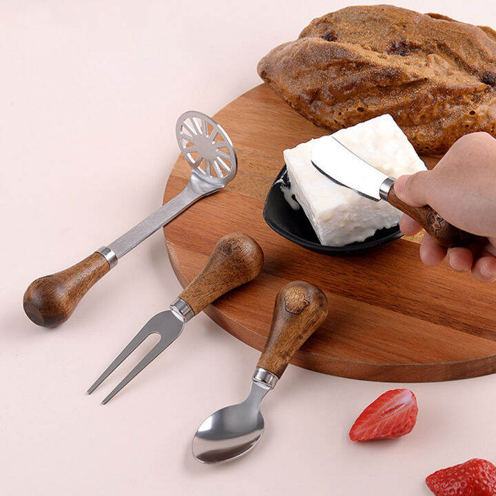 【Ready Stock】Standable Butter Knife Cheese Spread Knife Toast Spread