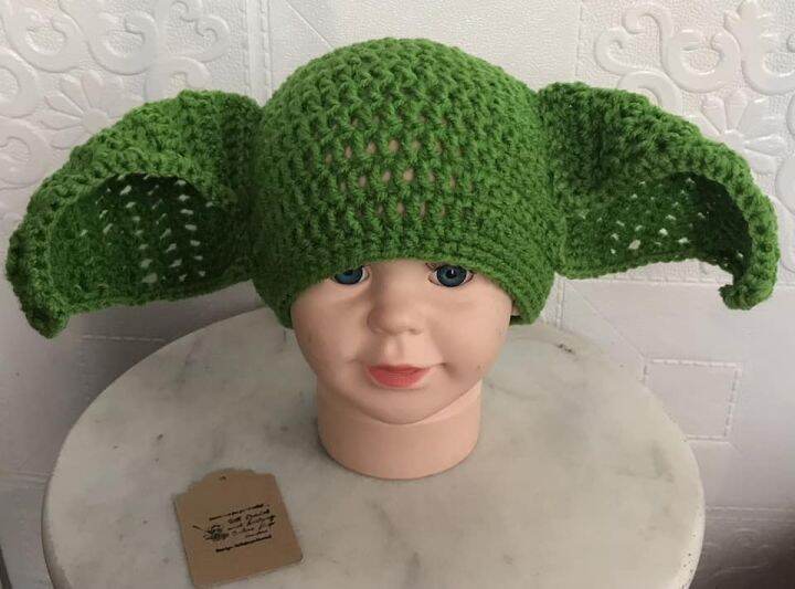 Crochet Yoda inspired wig costume hat (made upon order) Lazada PH