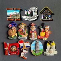 Country Fridge Magnets Greece Austria Belgium Finland Norway Fridge Magnet Sticker Resin World Travel Souvenir Magnetic Sricker