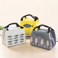 ¤▦ 1/2pcs Fresh Cooler Bag High Capcity Lunch Box Women Convenient Lunch Bag Waterproof Kawaii Fish Pattern Food For Work Keep Warm