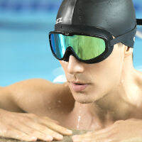 COPOZZ 2022 Anti-fog Swimming Goggles Whole Shaped UV Protection with Big Silicone Frame Swimming Glasses for Men and Women