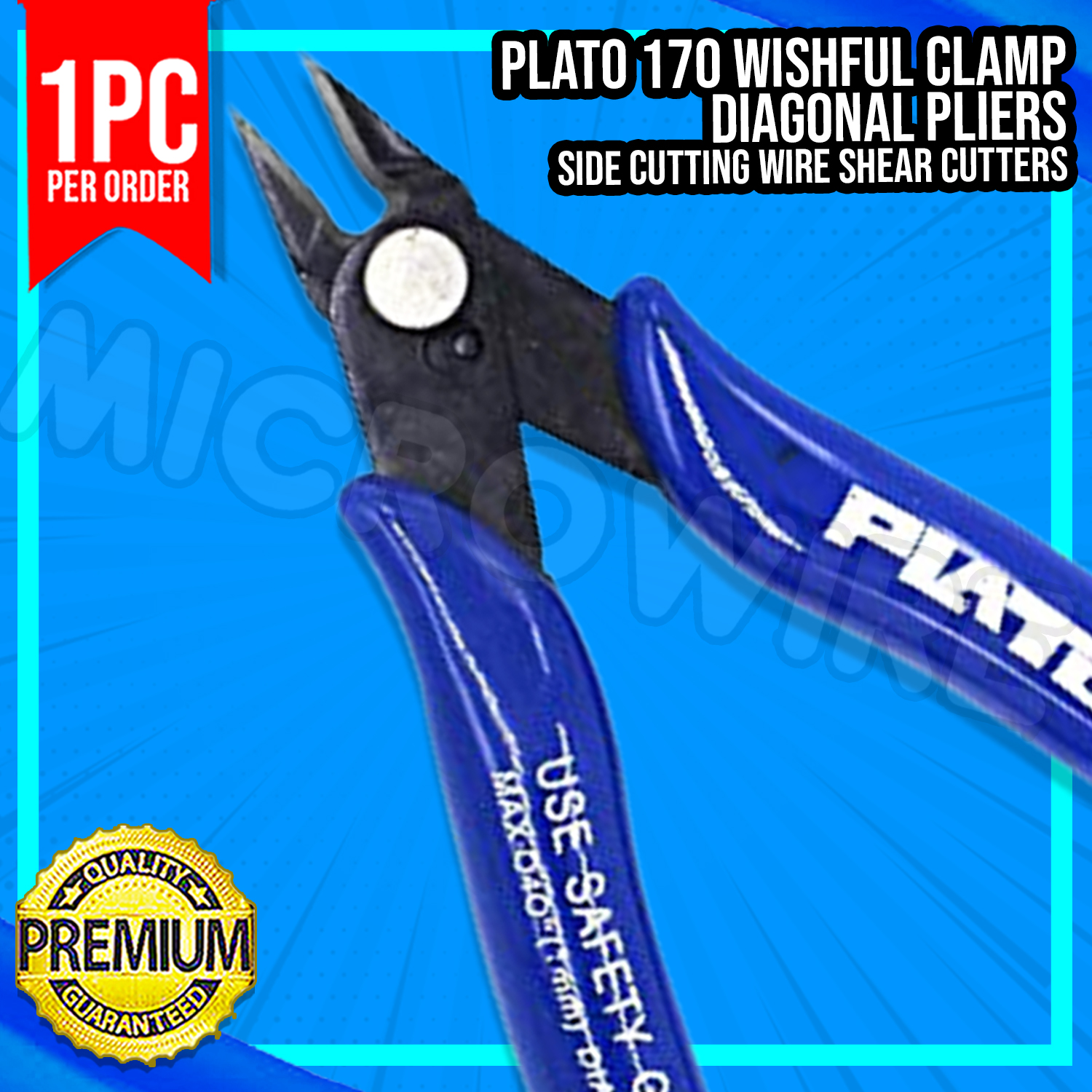 5Pcs Plato Model 170 Wishful Clamp Nippers Wire Cutter DIY Electronic Pliers 