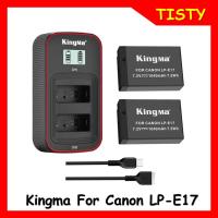 KingMa Canon LP-E17 battery (1040mAh)  and LCD Dual Charger for Canon EOS M3 M6 camera