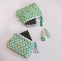 【CC】 Small Cotton Fabric Make Up Toiletry Korean Female Little Purse Coin