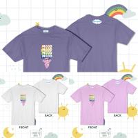 เสื้อยืดผ้าฝ้ายพิมพ์ลายขายดี เสื้อยืดเด็กลาย Carebear mood (ผ้าCotton+Poly ผ้านุ่ม ถนอมผิวใส่สบาย )S-5XL