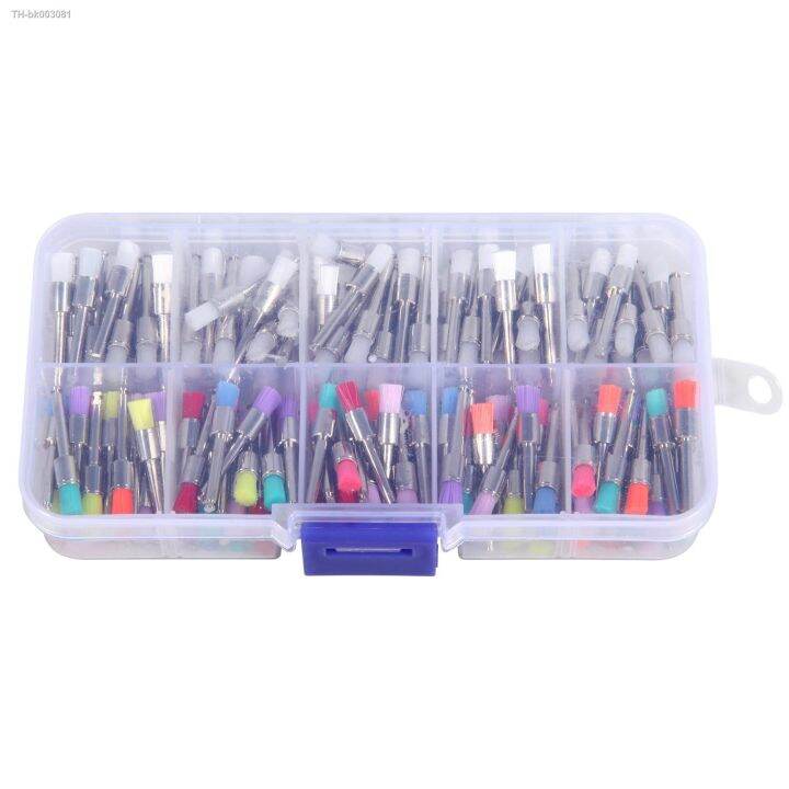 200pcs-dental-prophy-brushes-polishing-polisher-disposable-latch-type-mixed-color-used-for-stain-removal-and-polish