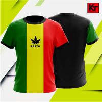 - T SHIRT[KiPgtoshop]  2023 NEW   RASTA BAJU RASTA T SHIRT LELAKI T SHIRT TSHIRT PLUS SIZE BAJU LELAKI  (Contact online for free design of more styles: patterns, names, logos, etc.)