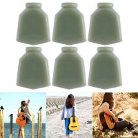 6pcs Jade Green Trapezoid Guitar Tuning Peg Key Tuners Machine Heads Button Knobs Handle Cap