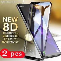 ♣Película De Vidro Temperado Para Samsung 2 Peças Galaxy Note 8 9 10 Pro S10 S8 S9 Plus S7 Edge Proteçtela Celular