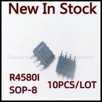 ชิปวงจรรวมเครื่องขยายเสียงเครื่องดนตรี SMD เชิงเส้น RC4580 R4580I RC4580IDR 10ชิ้น/ล็อตของแท้ใหม่