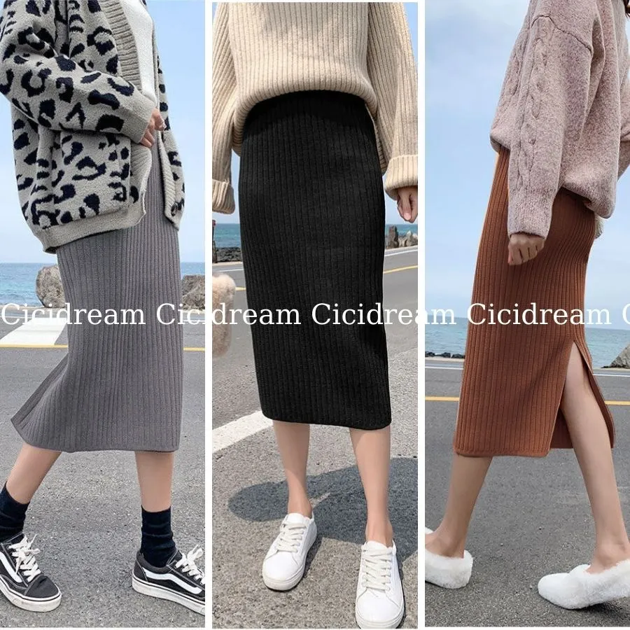 15 Outfits phối đồ với chân váy len cực sành điệu cho nàng