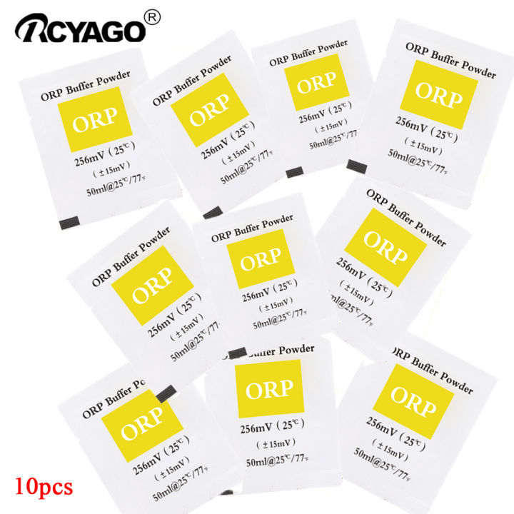 rcyago-10pcs-orpผงบัฟเฟอร์สำหรับcalibrateน้ำตัวทดสอบคุณภาพ