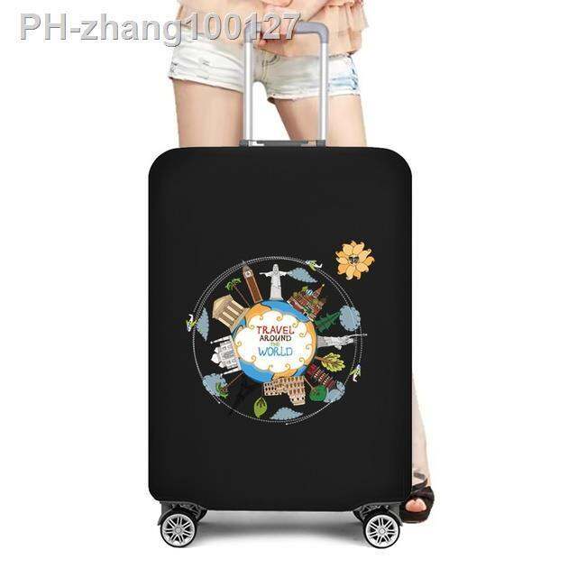 travel-suitcase-protective-cover-apply-to-18-32inch-luggage-cover-elasticity-thicker-dust-cover-trolley-case-travel-accessories