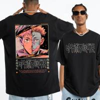 Hot Anime Jujutsu Kaisen Double Sided Print T-shirts Japanese Manga Itadori Yuji Ryomen Sukuna T Shirt Casual Short Sleeve Tees XS-4XL-5XL-6XL