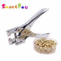 Metal Retainer Punching Machine with Eyelet Grommet Plier With Grommets 5mm Round Hole Perforadora de papel with Rings NO.9718