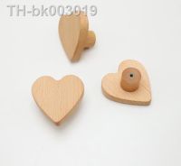 ▣❃☍ 1PCS Cartoon Wood Heart Shape Cabinet Handles and Knobs Wardrobe Door Pulls Kids Room Decoration Furniture Hardware