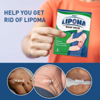 6pcs Lipoma Removal Patches Relieve Stress Tension Herbal Stickers Help Promote Blood Circulation