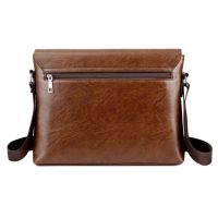 Fashion Men Messenger Bag Leather Shoulder Bags Business Corssbody Beg 438