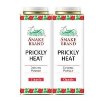 Snake Brand Prickly Heat แป้งเย็นตรางู สูตรต้นตำรับ(สีแดง) ขนาดบรรจุ 280 กรัม รุ่นแพ็คคู่