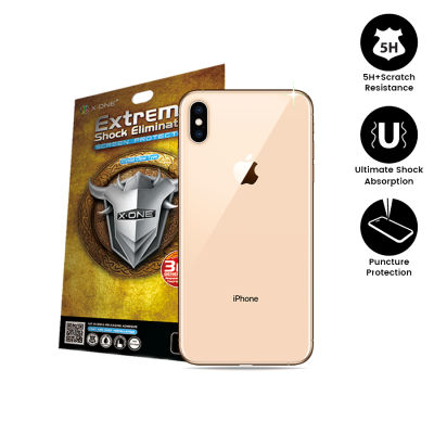 IP XS Max ( 6.5 ) X-One Extreme Shock Eliminator 3rd 3) Clear Back Protector (ตัวป้องกันด้านหลัง)