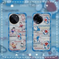 เคสโทรศัพท์ Realme11 Realme 11 C51 NFC 4G 5G เคส ดีไซน์ใหม่ร้อนบางส่วนการ์ตูนโดราเอมอนน่ารักซิลิโคนใสบางเฉียบกรอบนุ่มสำหรับโทรศัพท์มือถือ Case 2023