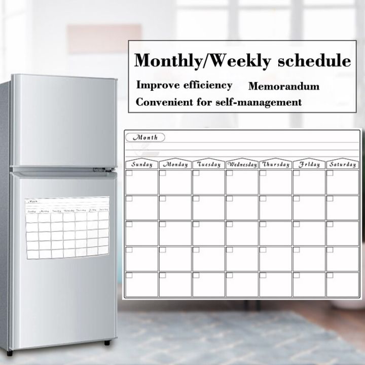 a3-size-magnetic-monthly-weekly-planner-calendar-table-dry-erase-whiteboard-fridge-sticker-russian-english-spanish-french