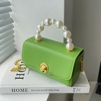 ☼﹊ quality female bag 2022 summer popular new tide joker oblique satchel pearl portable package