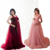 New Maternity Tulle Dresses For Photo Shoot Pregnancy Tail Dress Photography Robe Maxi Gown Maternity Prom Dresses Vestidos