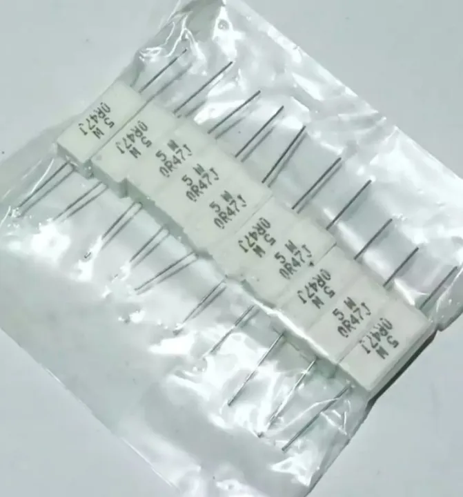 Resistenza Cermet 10 Resistenze Cermet Da 0.22 Ohm, 5 Watt, Tolleranza 5%, Filo Avvolto - Spedizione Gratuita USA Resistenza 5 Watt 5% Filo Avvolto - Foto 8
