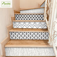 Funlife® Bohemianism Stair Stickers Floor Stickers Easy to Clean Waterproof Removable for Kitchen Bathroom Stairway Home Decor