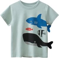 Boys Girls Summer Clothes Tees Shirt Toddler Kids Girls Boys Cartoon 3D Prints Loose Tops Soft Short Sleeve T