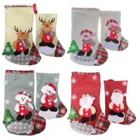 [COD] new spot cross-border decoration stocking ornaments tree large gift bag