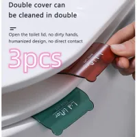 1/3 PCS Portable Nordic Transparent Toilet Seat Lifter Toilet Lifting Device Avoid Touching Toilet Lid Handle WC Accessories