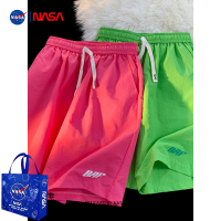 กางเกงขาสั้น SL ใส่คู่คร็อปแพนท์สำหรับทั้งหญิงและชาย Super NASA Co-Branded อเมริกันชายหาดบางแห้งเร็วหลวมโชคดี