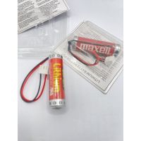 ER6C AA 3.6V 1800mah Maxell   แบตเตอรี่ลิเธียมสำหรับPLC  หัวแจ็คขาวmaxell