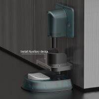 【LZ】₪◙  Floor Mount Door Stopper Invisible Door Stopper Punch-free Windproof Mechanical Self-locking Bumper Walls Furniture Protective