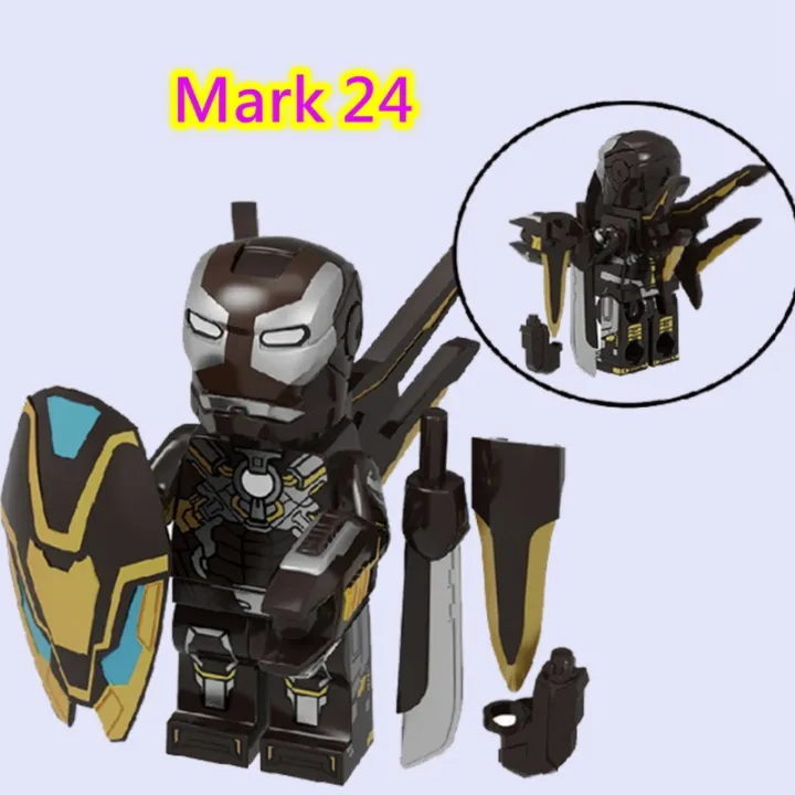 mark-24ถังจิ๋วมหัศจรรย์ซูเปอร์ฮีโร่-iron-man-โทนี่สตาร์คของเล่น-diy-สำหรับเด็ก