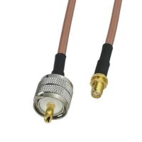 RG142 UHF PL259 SO239 Male Plug to SMA Female Connector RF Jumper pigtail Cable Electrical Connectors