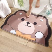 [A Warm] CuteFlocking ประตูทางเข้า MatDog CatBath Mat Anti Slip BathroomHallway Floor Mat Pet Player Mat