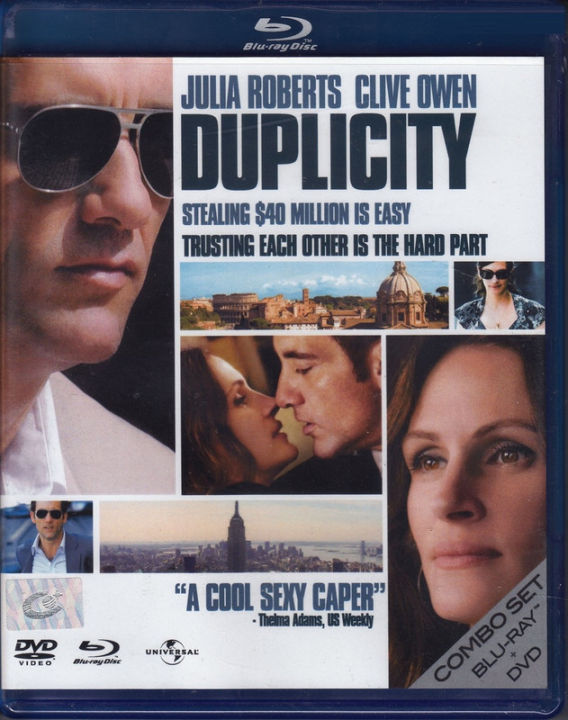 Duplicity (2009) Combo Set (BD+DVD) สายลับคู่พิฆาตหักเหลี่ยมจารกรรม (บลูเรย์+ดีวีดี) (Dub Sub-Thai) (Blu-ray)