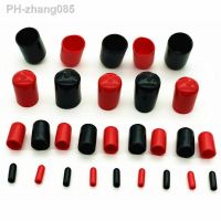 100pc Screw Rubber End Cap Cover Round Seal Plug End Cap for Pipe Plastic Tube Hub Thread Protector M2 M2.5 M3 M4 M5 M6 M8 Black