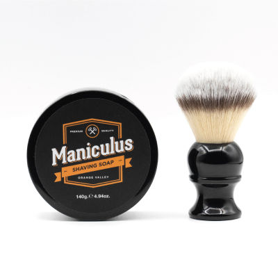 Maniculus Shaving soap & brush (pink) Bundle set3