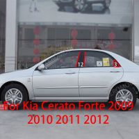 KLNU สำหรับ Kia Cerato Forte 2009 2010 2011 2012รถ B C เสากลางเสาเสาเสาหน้าต่างพีซีเชือกยาวของตกแต่งสติกเกอร์เครื่องประดับ