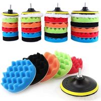 Car Beauty Waxing Polishing Tool 3-7Inch 8Piece Waxed Polished Sponge Pad Set Polishing Pad Sponge Wheel Car Polishing Tools