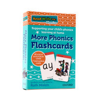 English original read write Inc. PHONICS: home more phonics flashcards Oxford natural spelling flash card syllable learning 3-6-year-old childrens English early education enlightenment efficient English word card