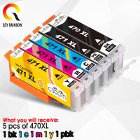 【✜】 Thinkerz สีสำหรับ470 471 PGI-470 CLI-471หมึกสำหรับ PIXMA MG5740 MG6840 TS5040 TS6040เครื่องพิมพ์