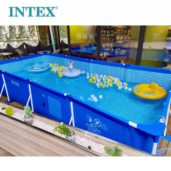 INTEX Children's Swimming Pool Indoor Household Bracket Swimming Pool ...